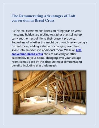 Affordable Loft conversion in Brent Cross