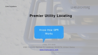 Actual Flow of Premier Utility Locating by Line Locators