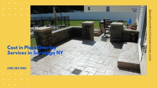 Cast in Place Overlay Services in Saratoga NY