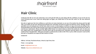 Hair Clinic