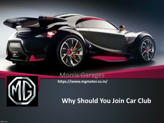 Why Should You Join Car Club