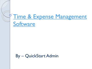 Time & Expense Management Software System – QSA