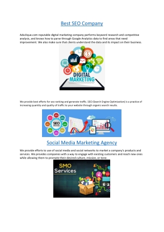 Best SEO Company