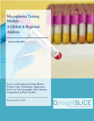 Mycoplasma Testing Market Share, Trends, Analysis and Forecasts, 2021 - 2031