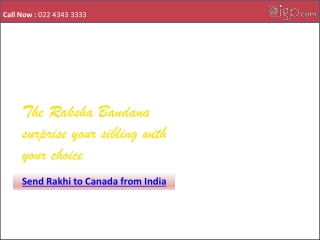 Send Rakhi to Canada from India, Online Rakhi Delivery in Canada - IGP
