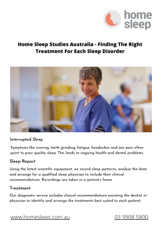 home sleep study