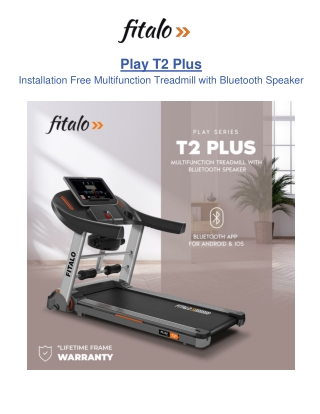 Fitalo Play T2 Plus Treadmill