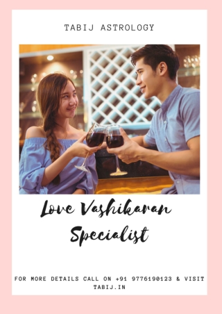 Vashikaran Specialist: Get all solutions for your love life by vashikaran