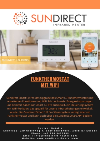 Funkthermostat mit Wifi