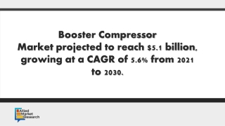 Booster Compressor Market projected to reach $5.1 billion by 2030.
