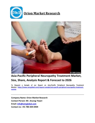 Asia-Pacific Peripheral Neuropathy Treatment Market Trends, Size, Competitive An