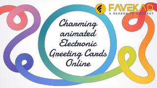 Charming animated Electronic Greeting Cards Online