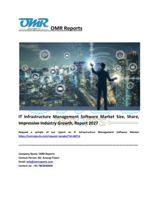 IT Infrastructure Management Software Market Analysis and Report 2021-2027