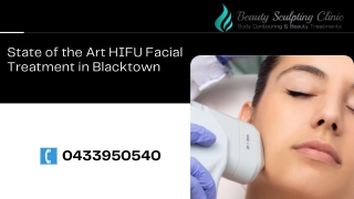 State of the Art HIFU Facial and Skin Tightening Treatment in Blacktown