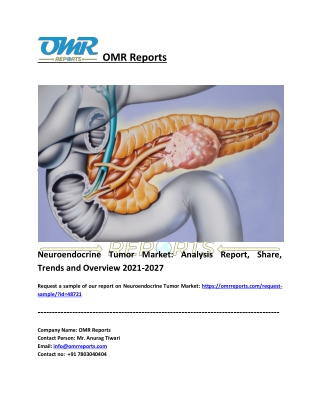 Neuroendocrine Tumor Market Size, Share, Impressive Industry Growth, Report 2027