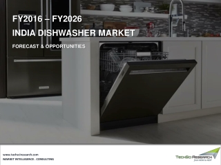 India Dishwasher Market 2026