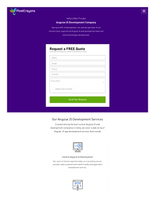 PixelCrayons: The Most Trusted Angular JS Development Company in India