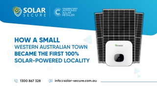 How a Small Western Australian Town Became the First 100% solar-powered Locality