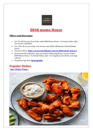 5% Off - 8848 Momo Nepalese House Menu Fortitude Valley, QLD