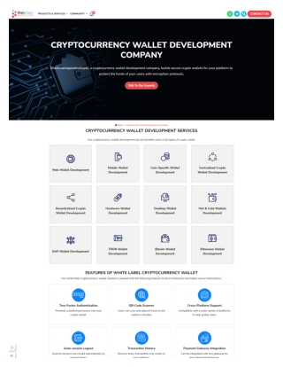 Cryptocurrency Wallet Development Company