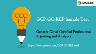 Genesys GCP-GC-REP Exam Dumps v8.02