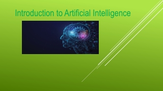 Introduction to Artificial Intelligence