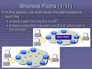 Shortest Paths (1/11)