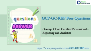 Genesys GCP-GC-REP Exam Questions