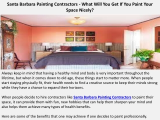 Santa Barbara Painting Contractors