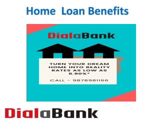 Home Loan Benefits