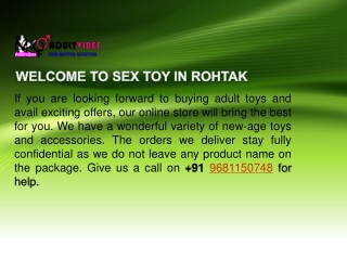 Sex Toys in Rohtak