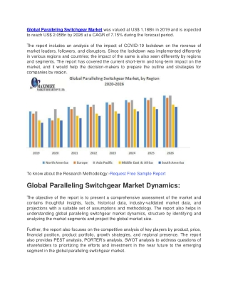 Global Paralleling Switchgear Market was valued at US