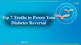 Seven Truths to Power Your Diabetes Reversal