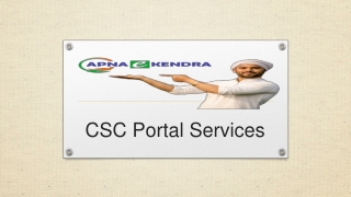 csc portal services