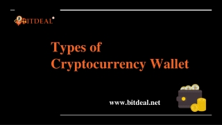 Types of Cryptocurrency Wallet