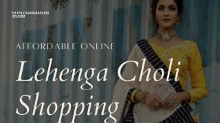 Lehega Choli Shopping