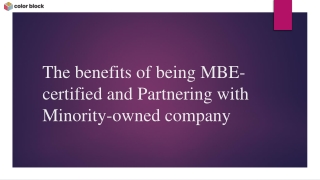 Minority-Owned Marketing Services and Products