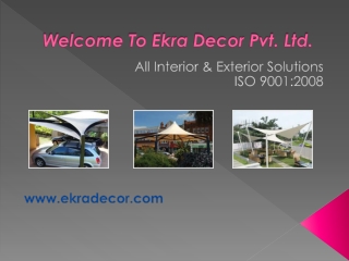 Roofing Shed Manufacturers by Ekra Decor
