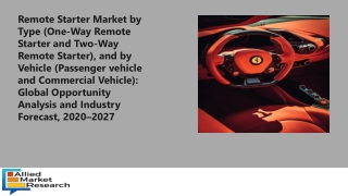 Remote Starter Market
