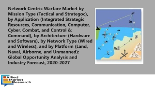 Network Centric Warfare Market