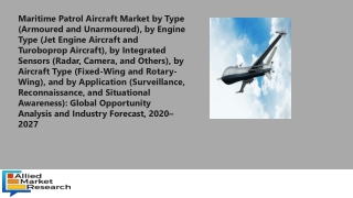 Maritime Patrol Aircraft Market