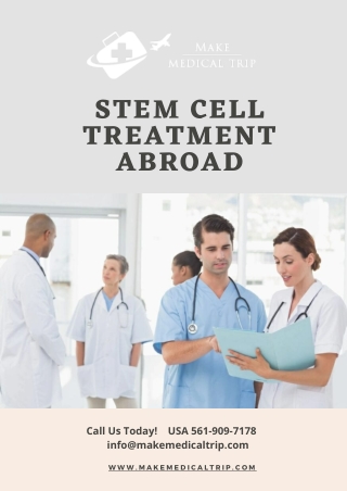 Amazing Benefits of Stem Cell Treatment Abroad