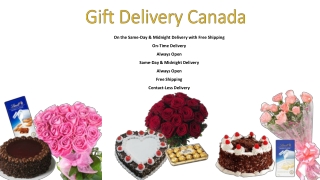 Send Online Flower N Greeting Card to your Loved One to Canada | Gift Delivery C