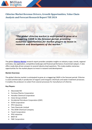 Chlorine Market