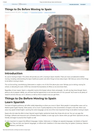 Things to Do Before Moving to Spain _ Earth Relocation