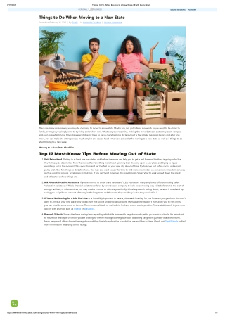 Things to Do When Moving to a New State _ Earth Relocation