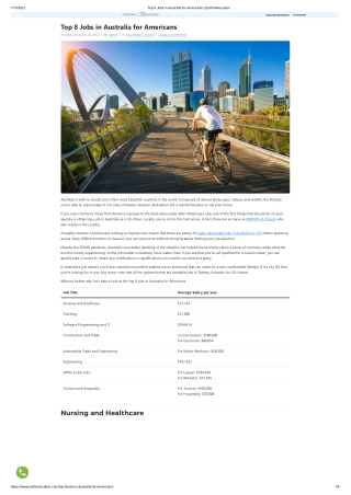Top 8 Jobs in Australia for Americans _ Earth Relocation