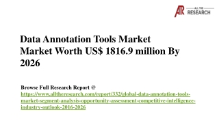 Data Annotation Tools Market