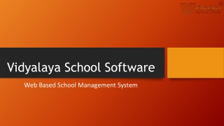 Web Based School Management System | School ERP Software