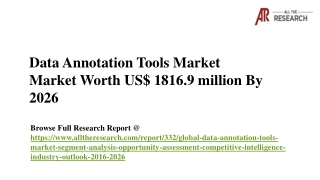 Data Annotation Tools Market